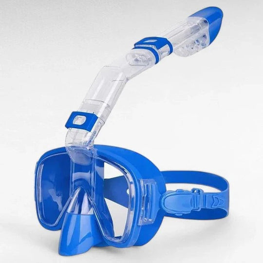 Snorkeling Mask with Dry Top and Adjustable Strap