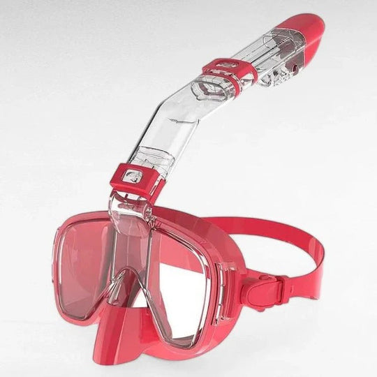 Snorkeling Mask with Dry Top and Adjustable Strap