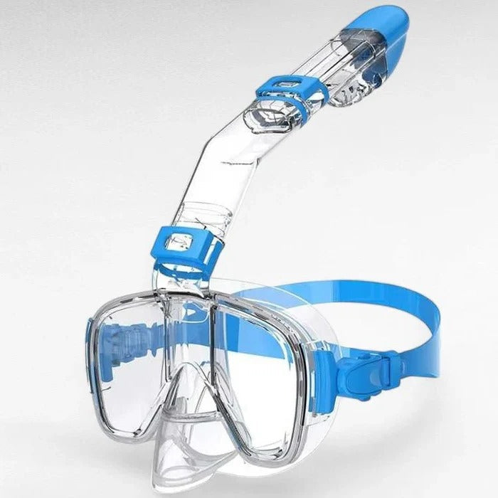 Snorkeling Mask with Dry Top and Adjustable Strap