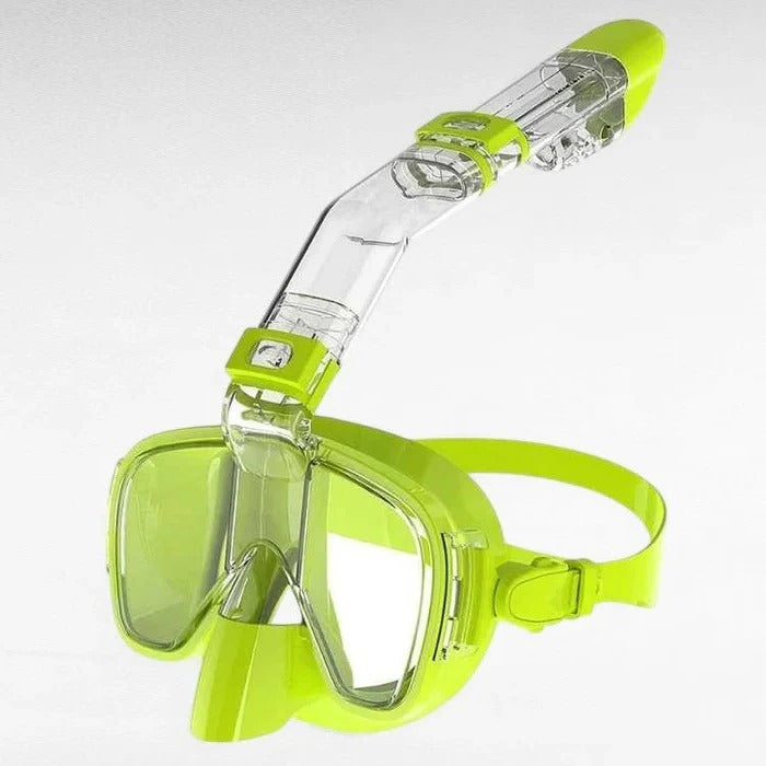 Snorkeling Mask with Dry Top and Adjustable Strap