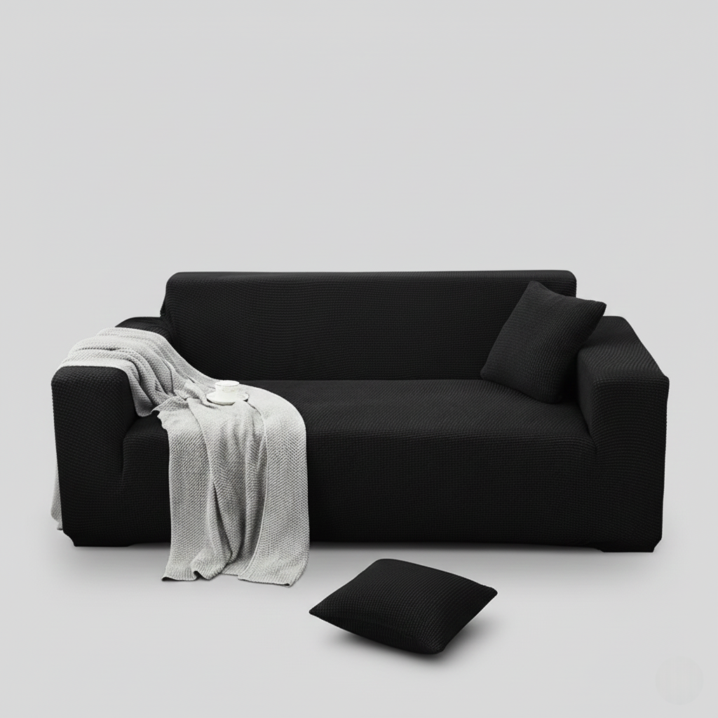 Sofa Cover with Stretch Fabric and Machine Washable Design