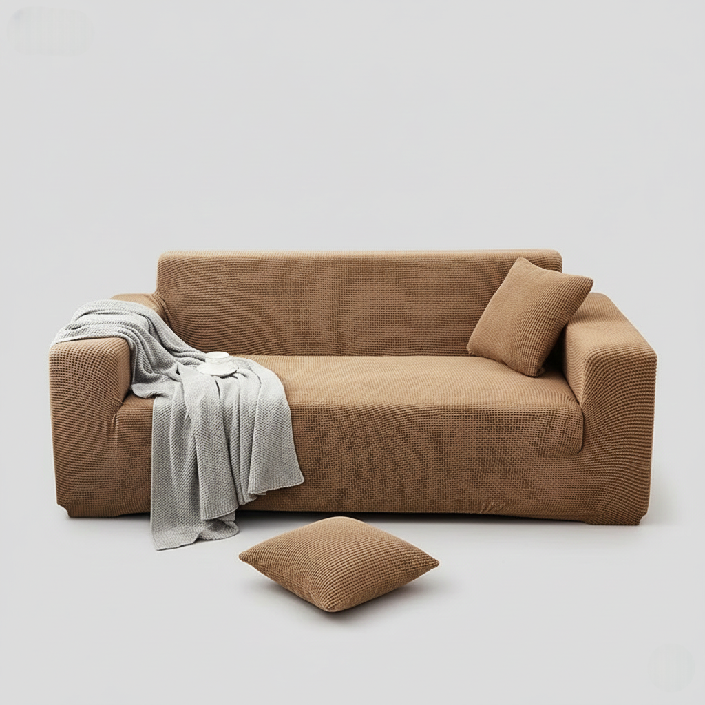 Sofa Cover with Stretch Fabric and Machine Washable Design