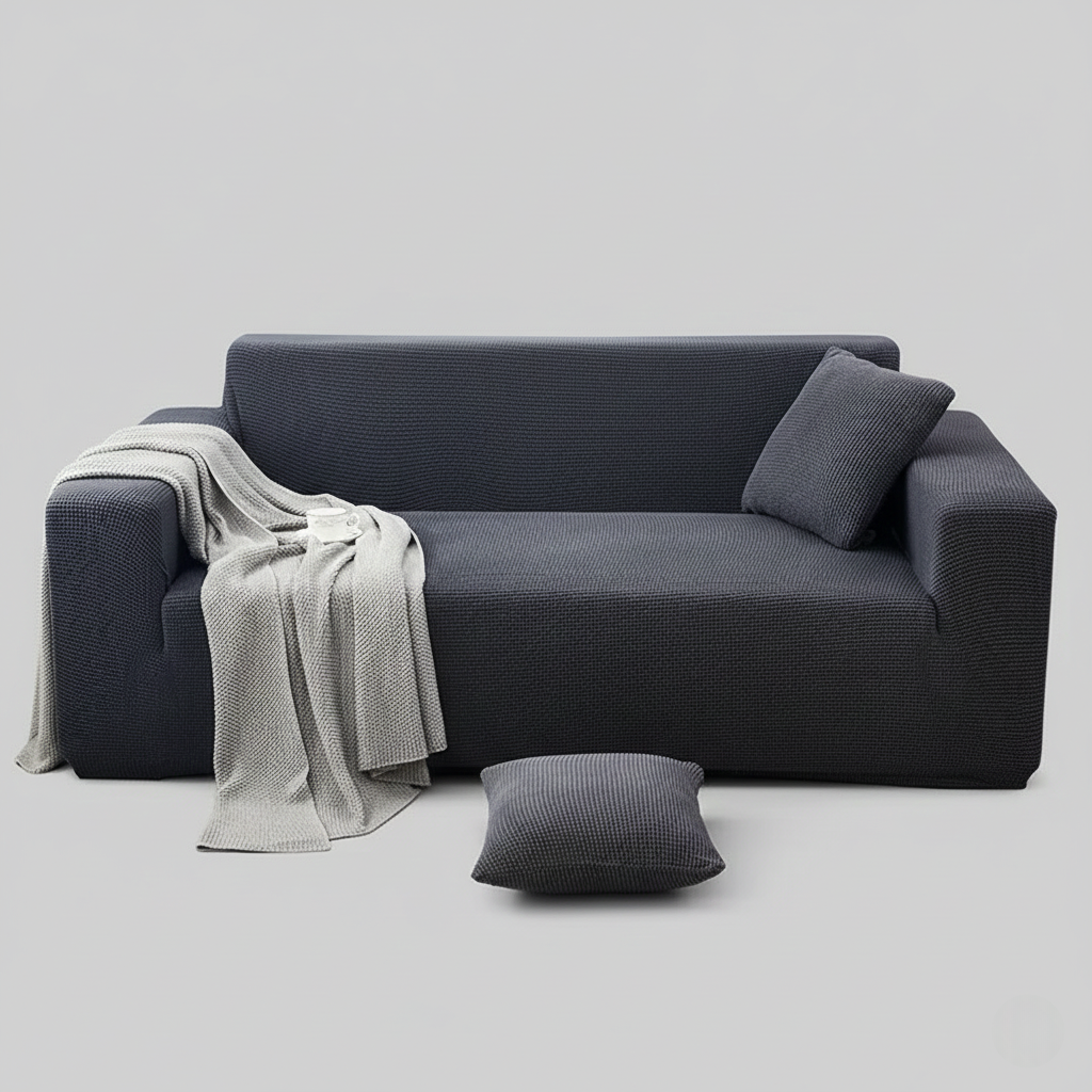 Sofa Cover with Stretch Fabric and Machine Washable Design