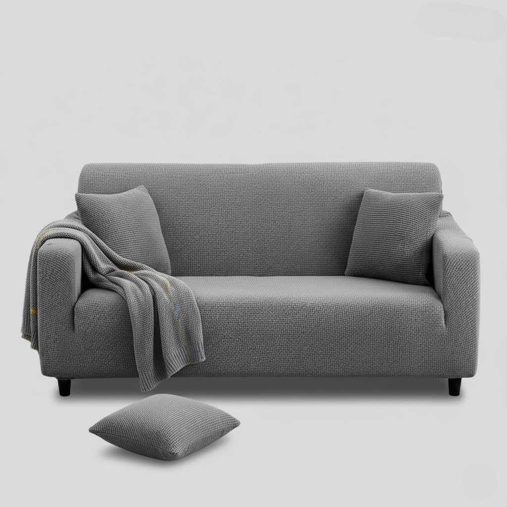Sofa Cover with Stretch Fabric and Machine Washable Design