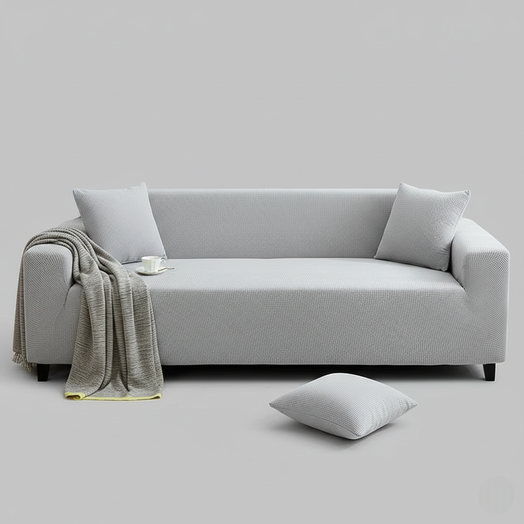 Sofa Cover with Stretch Fabric and Machine Washable Design