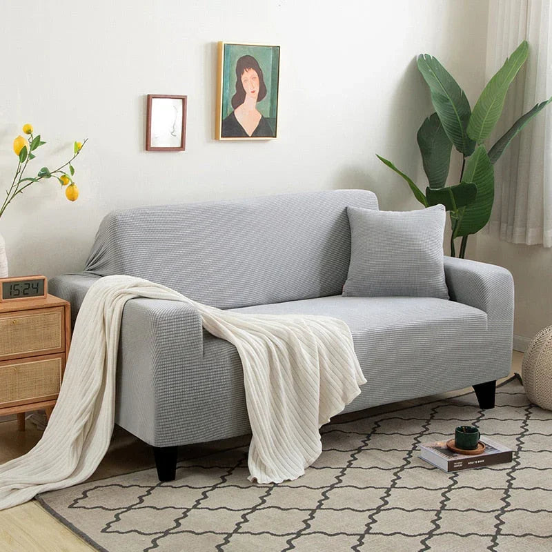 Sofa Cover with Stretch Fit and Non-Slip Design