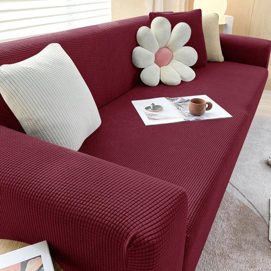 Sofa Cover with Stretch Fit and Non-Slip Design
