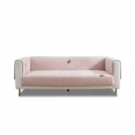 Sofa Cover with Waterproof Sherpa Fleece and Non-Slip Design