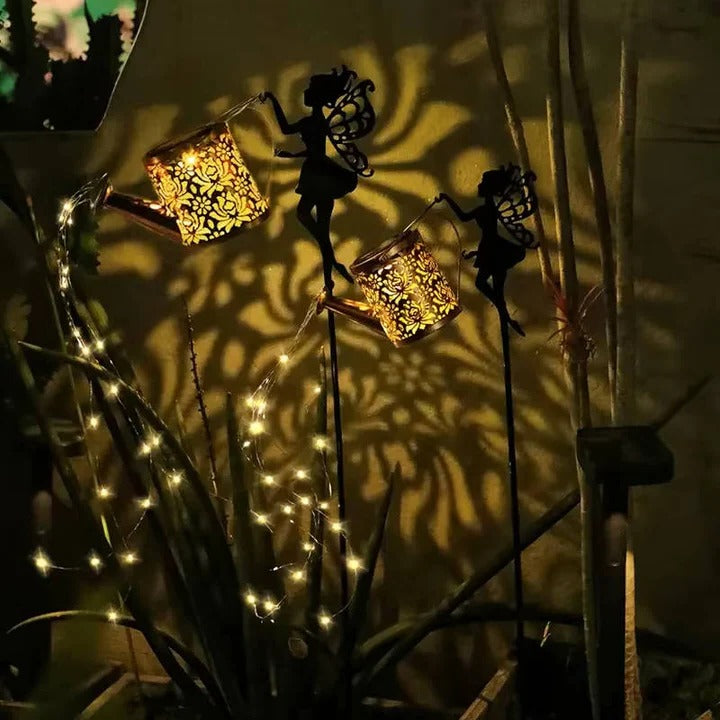 Solar Light with Metal Frame and LED Illumination