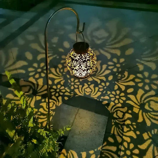 Solar Pendant Light with Weatherproof Design and LED Illumination