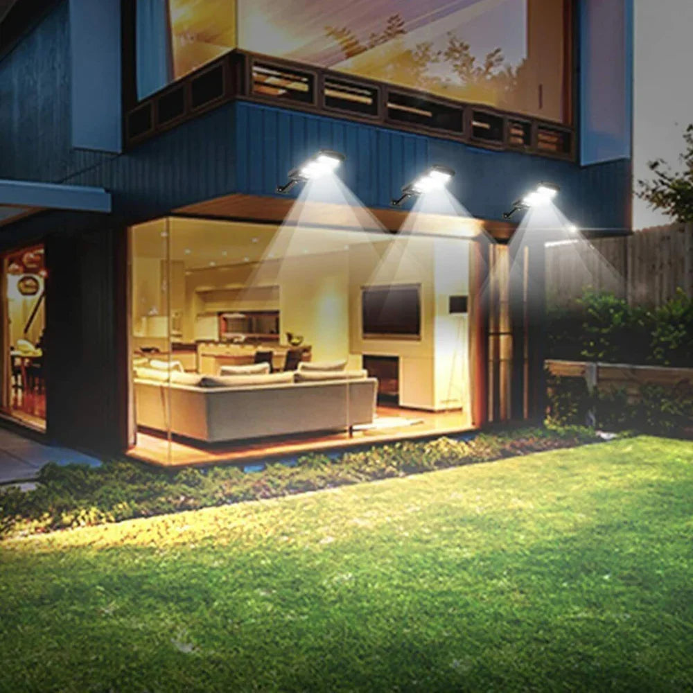 Solar Street Light with LED Motion Sensor and Weatherproof Design