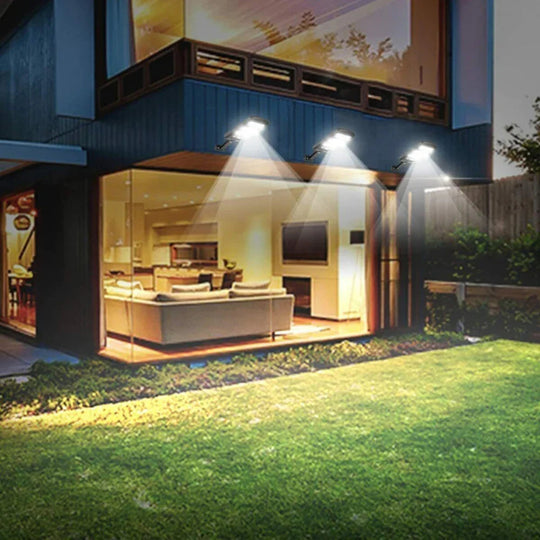 Solar Street Light with LED Motion Sensor and Weatherproof Design