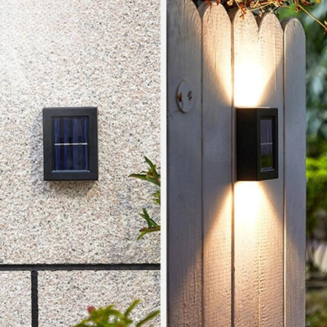 Solar Wall Lights with Wireless Design and Automatic Sensor