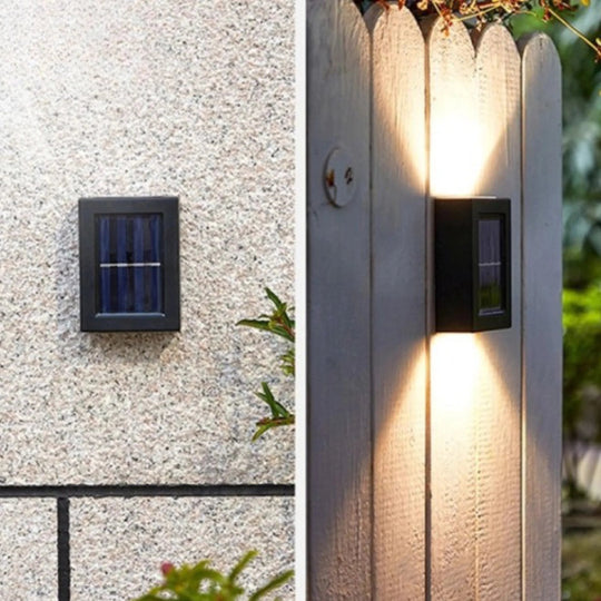 Solar Wall Lights with Wireless Design and Automatic Sensor