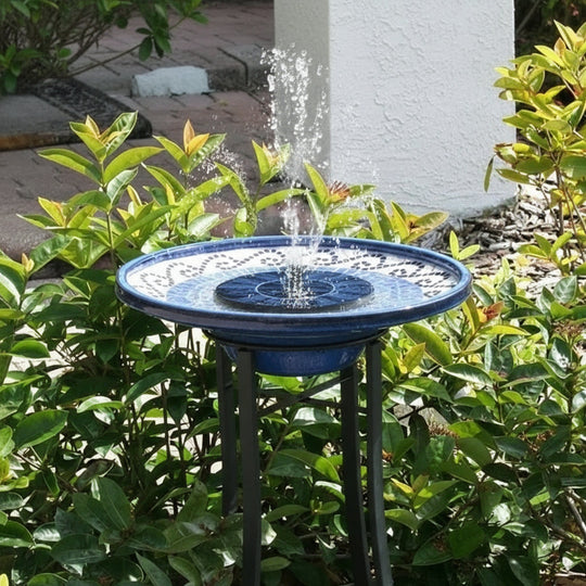 Solar Water Fountain Pump with Floating Design and Pond Use