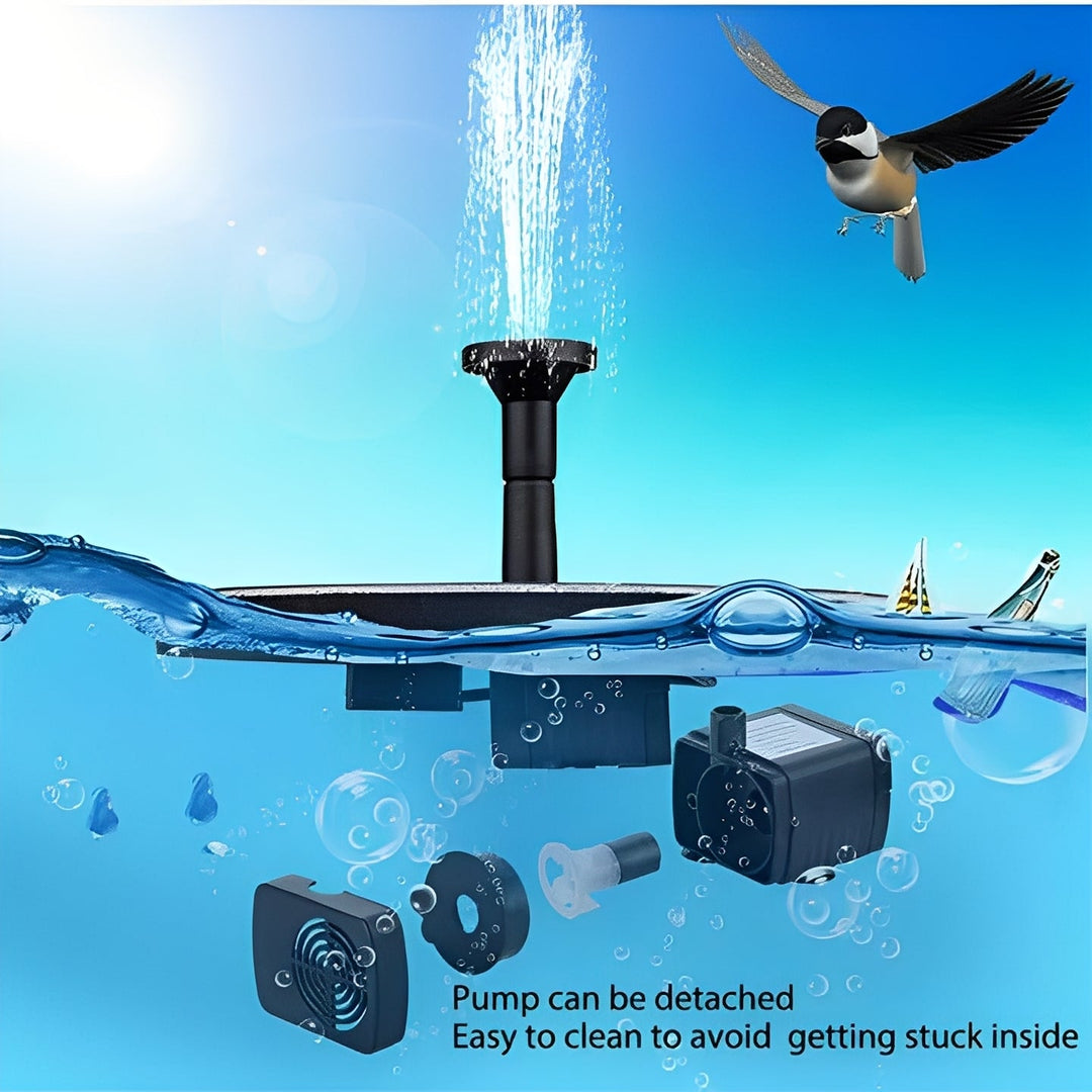 Solar Water Pump with Floating Design and Garden Use