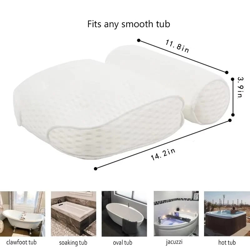 Spa Pillow with Air Mesh Comfort and Head Support