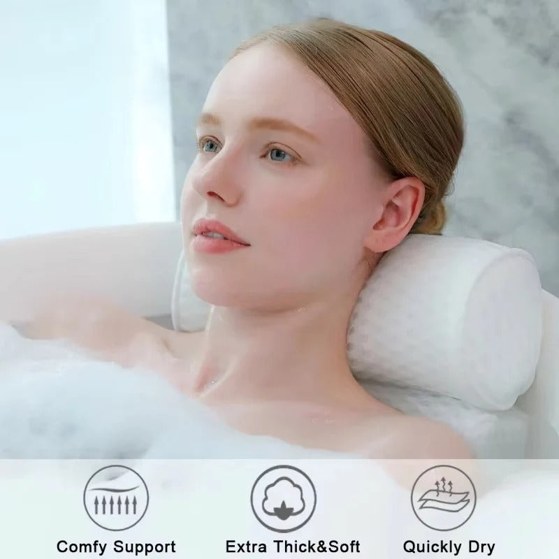 Spa Pillow with Air Mesh Comfort and Head Support