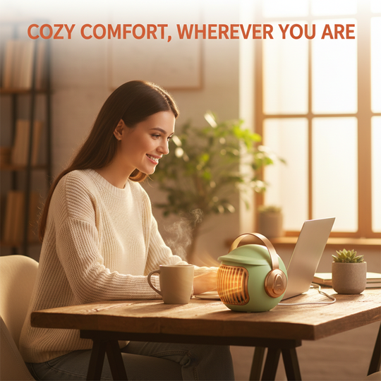 Space Heater with Portable Design and Compact Size