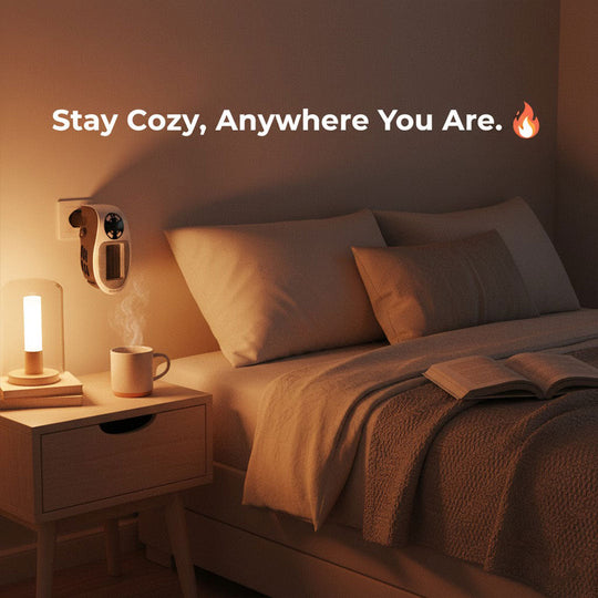 Space Heater with Portable Design and Plug-In Convenience