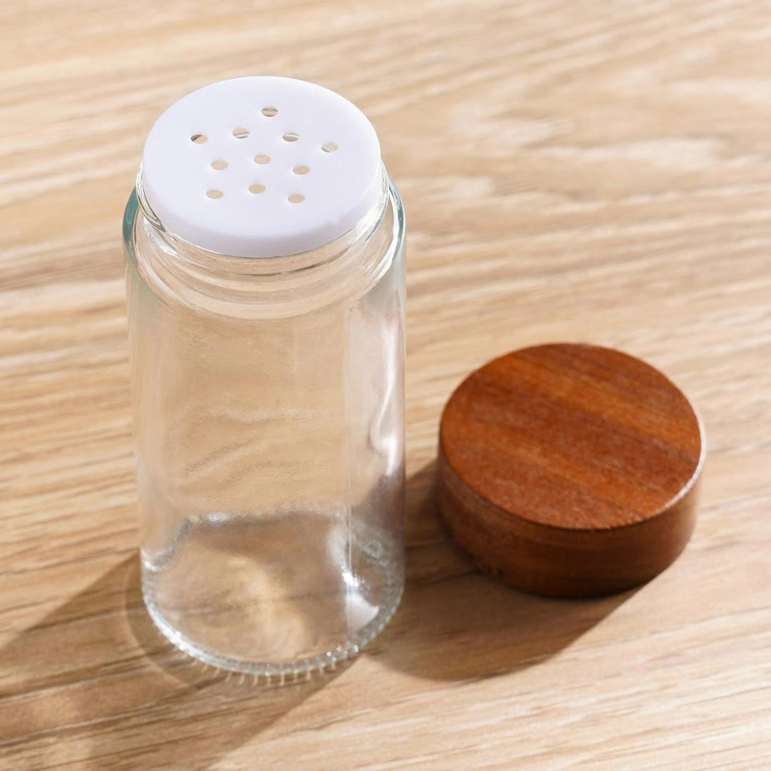 Spice Jar Set with Slanting Stand and Lids