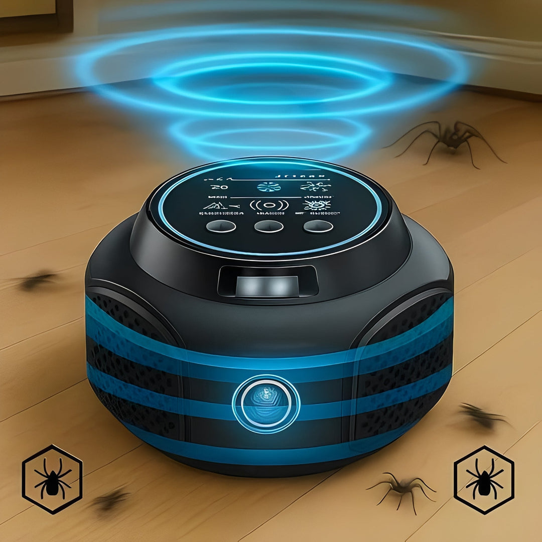 Spider Repellent with Ultrasonic Technology and Plug-In Design