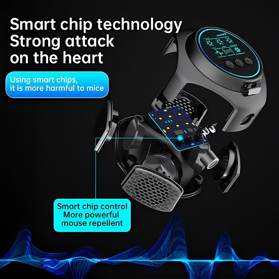 Spider Repellent with Ultrasonic Technology and Plug-In Design