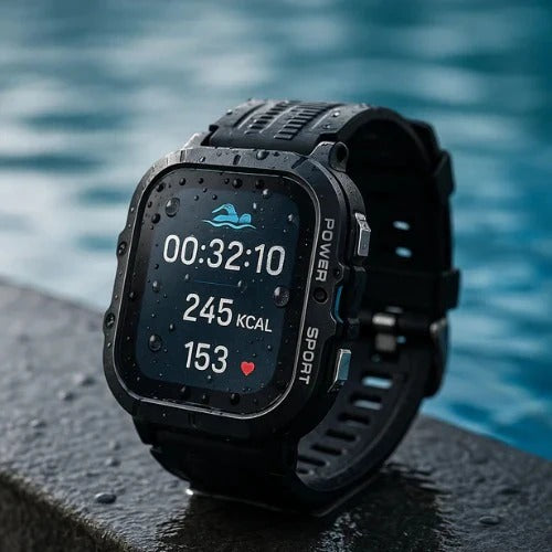 Sports Watch with Bluetooth 5.0 and Fitness Tracking