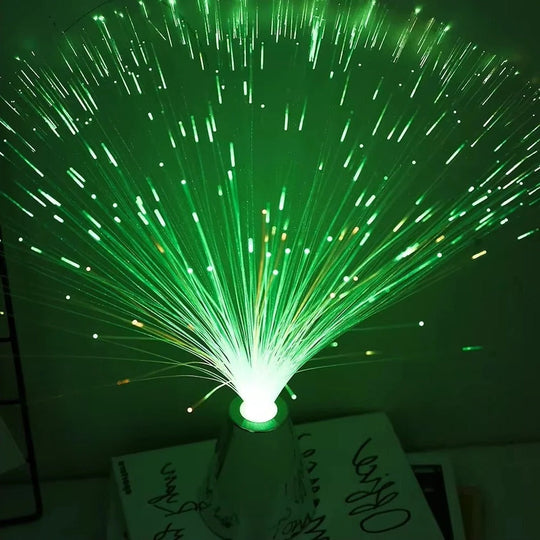 Starlight Lamp with Multicolor LED and Fiber Optics
