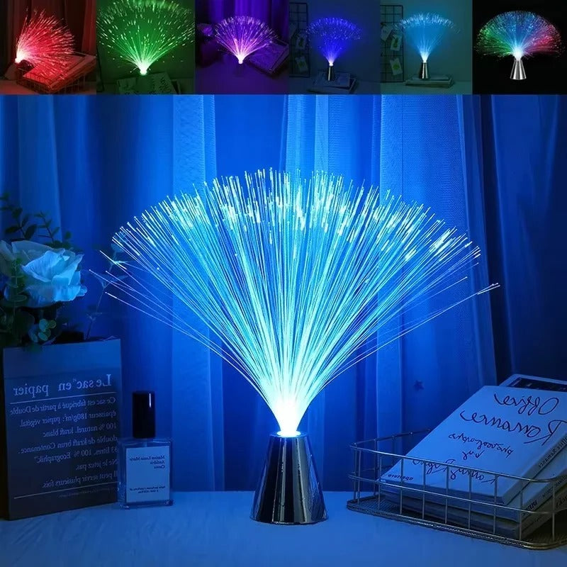Starlight Lamp with Multicolor LED and Fiber Optics