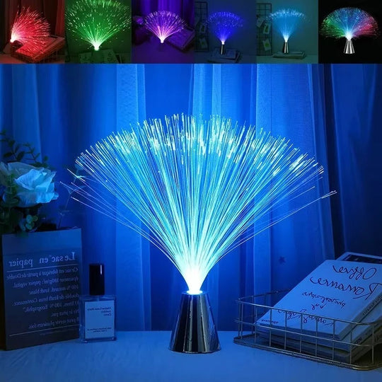 Starlight Lamp with Multicolor LED and Fiber Optics