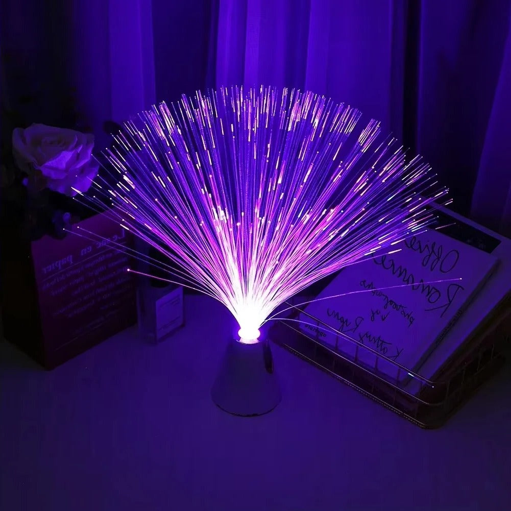 Starlight Lamp with Multicolor LED and Fiber Optics