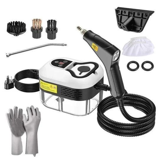 Steam Cleaner with Nozzles and Heat-Resistant Gloves