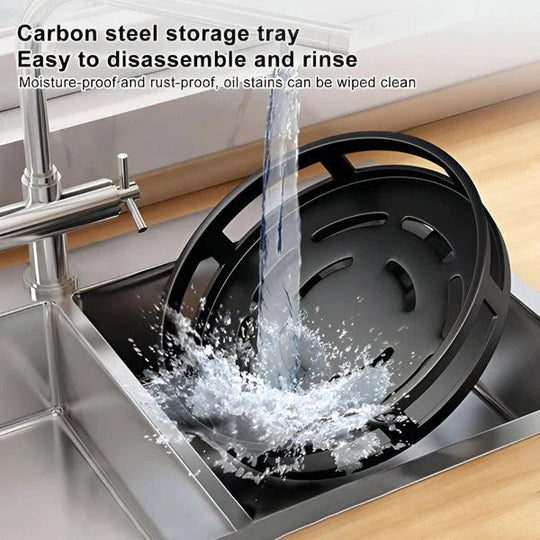 Storage Organizer with Swivel Design and 3 Tiers