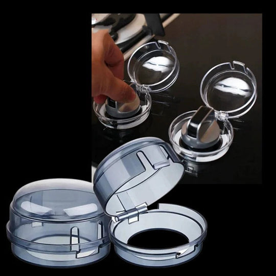 Stove Knob Covers with Snap-On Design and Safety Protection