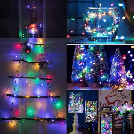 String Lights with Solar Power and Outdoor Use