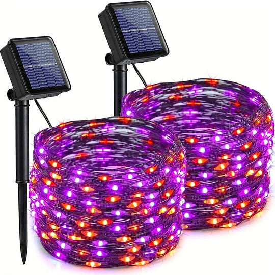 String Lights with Solar Power and Outdoor Decor