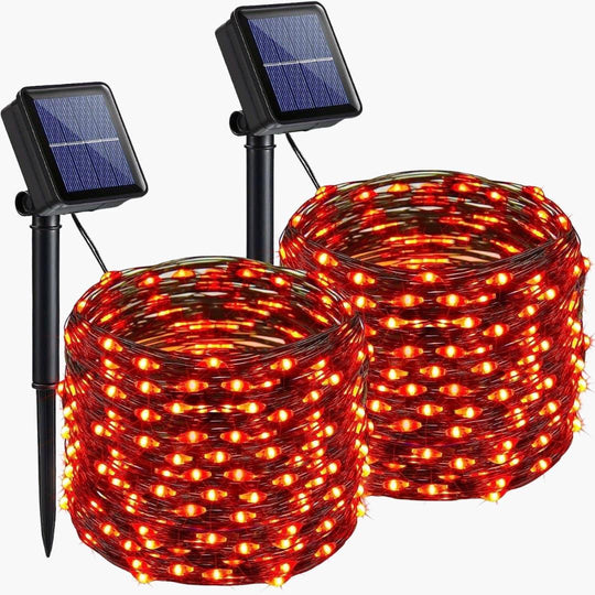 String Lights with Solar Power and Outdoor Decor