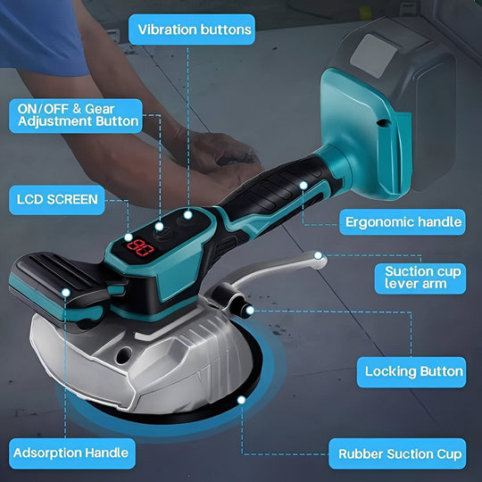 Suction Cup Tool with Vibration and LCD Display