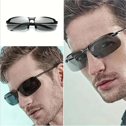 Sunglasses with Light-Adaptive Lenses and Polarized Protection
