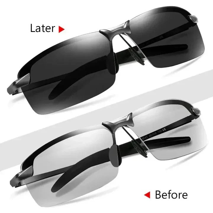Sunglasses with Light-Adaptive Lenses and Polarized Protection