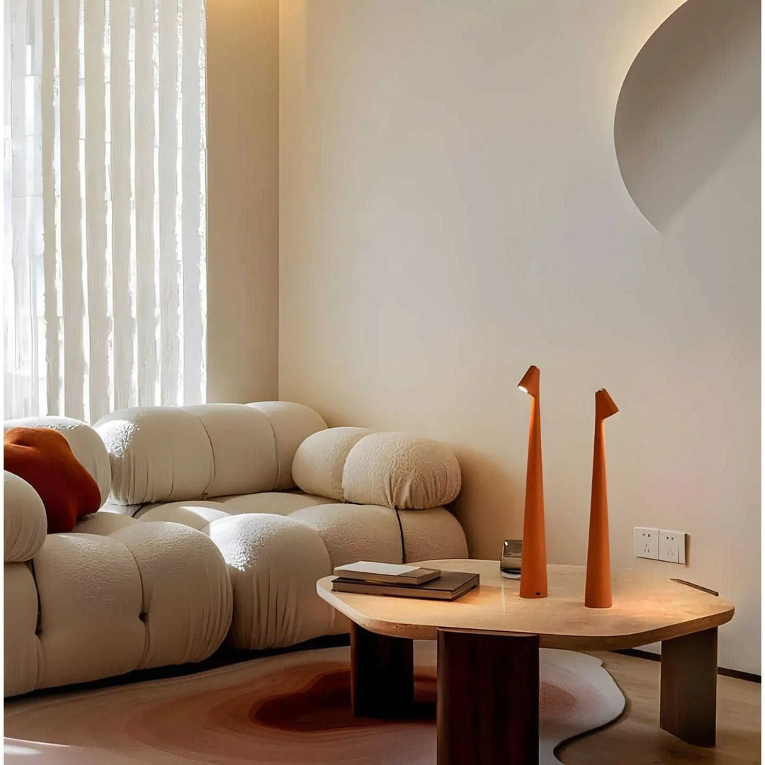 Table Lamp with Cordless Design and Adjustable Brightness