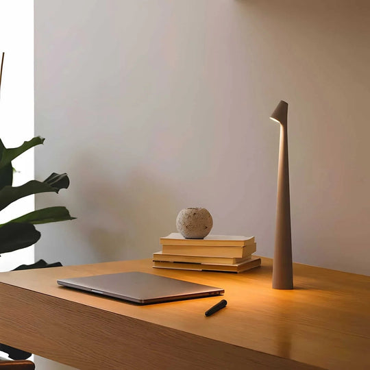 Table Lamp with Cordless Design and Adjustable Brightness