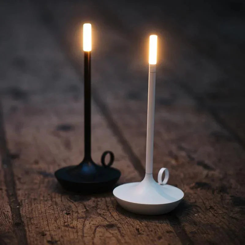 Table Lamp with Dimmable LED Light and USB Charging