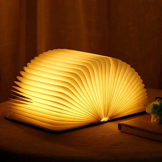 Table Lamp with LED Lighting and Foldable Design