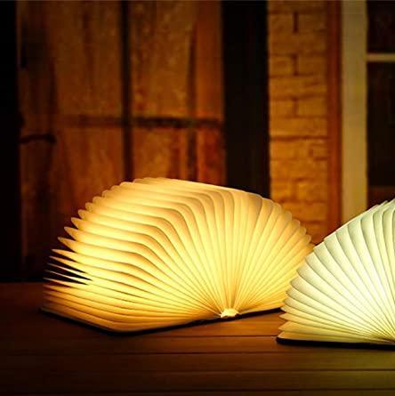 Table Lamp with LED Lighting and Foldable Design