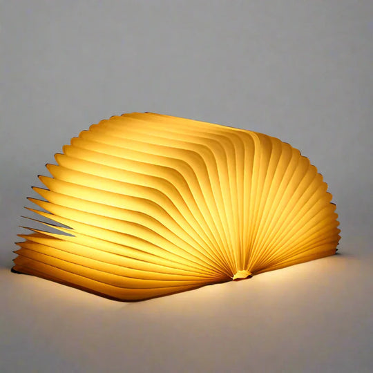 Table Lamp with LED Lighting and Foldable Design