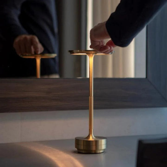 Table Lamp with Rechargeable Battery and Touch Control