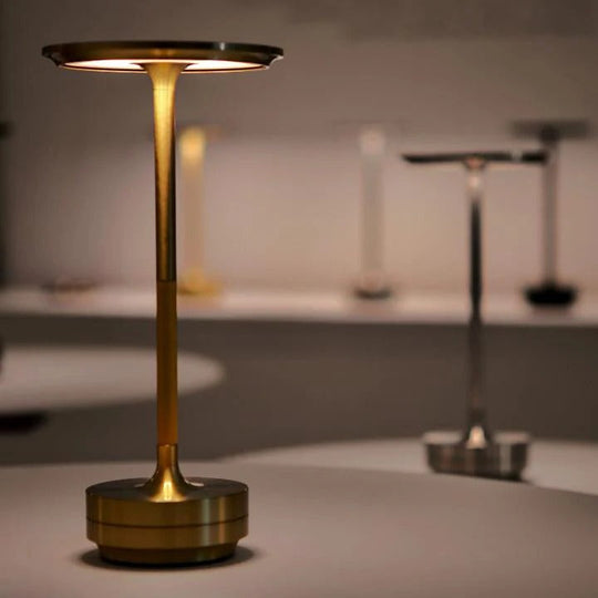 Table Lamp with Rechargeable Battery and Touch Control