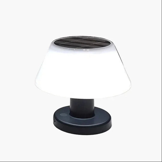 Table Lamp with Solar Power and LED Bulbs